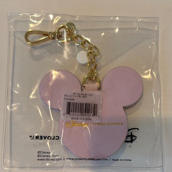 Stoney Clover Lane Disney Pink Pearl Mickey Bag Charm- firm price! - Picture 2 of 4